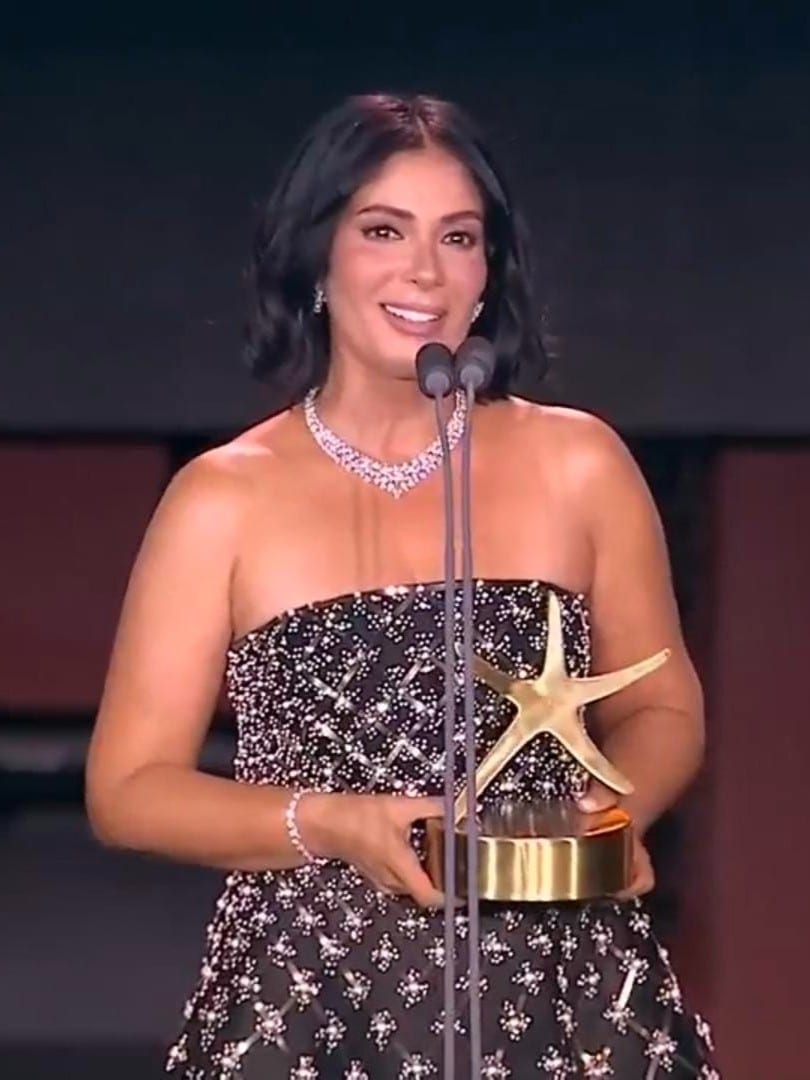 من زكي في مهرجان الجونة السيدة الاول