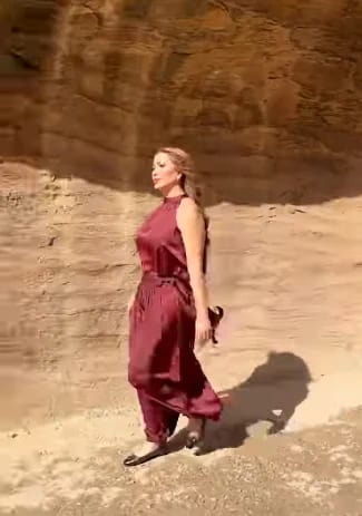 نسرين طافش في البتراء